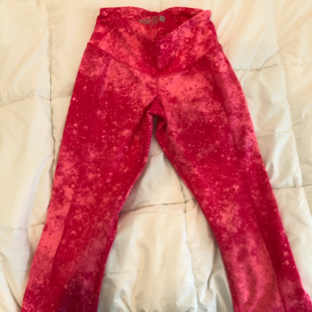 Pink Crop Leggings